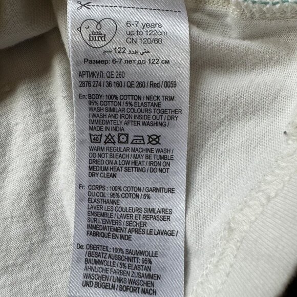 Little Bird By Jools Happy L/S Tee 6-7 - Picture 7 of 9